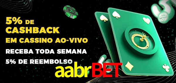 Promoções do cassino ao Vivo aabrbet